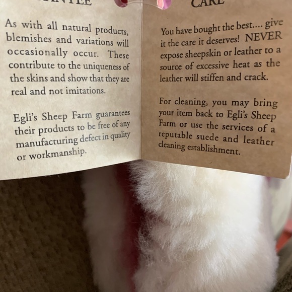 Egli’s Leather and Sheepskin Ice Trooper Hat Mauve - Picture 7 of 7